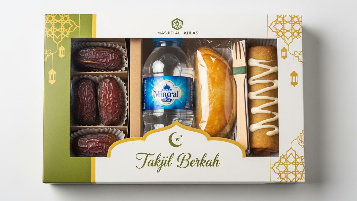 Takjil Box Kurma dan Roti